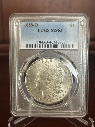 1888 Morgan Dollar New Orleans PCGS MS63 Silver $1 Coin Uncirculated