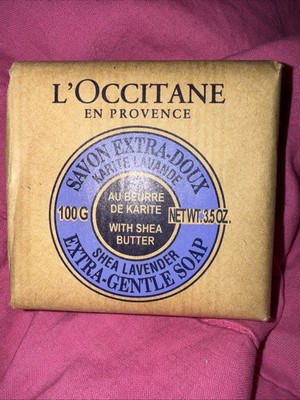 L'Occitane Lavender Extra Gentle Soap with Shea Butter 100g 3.5 oz. NEW