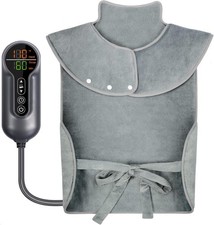 Electric Heating Pad for Neck and Shoulders and Back Pain Relief, Practical B...