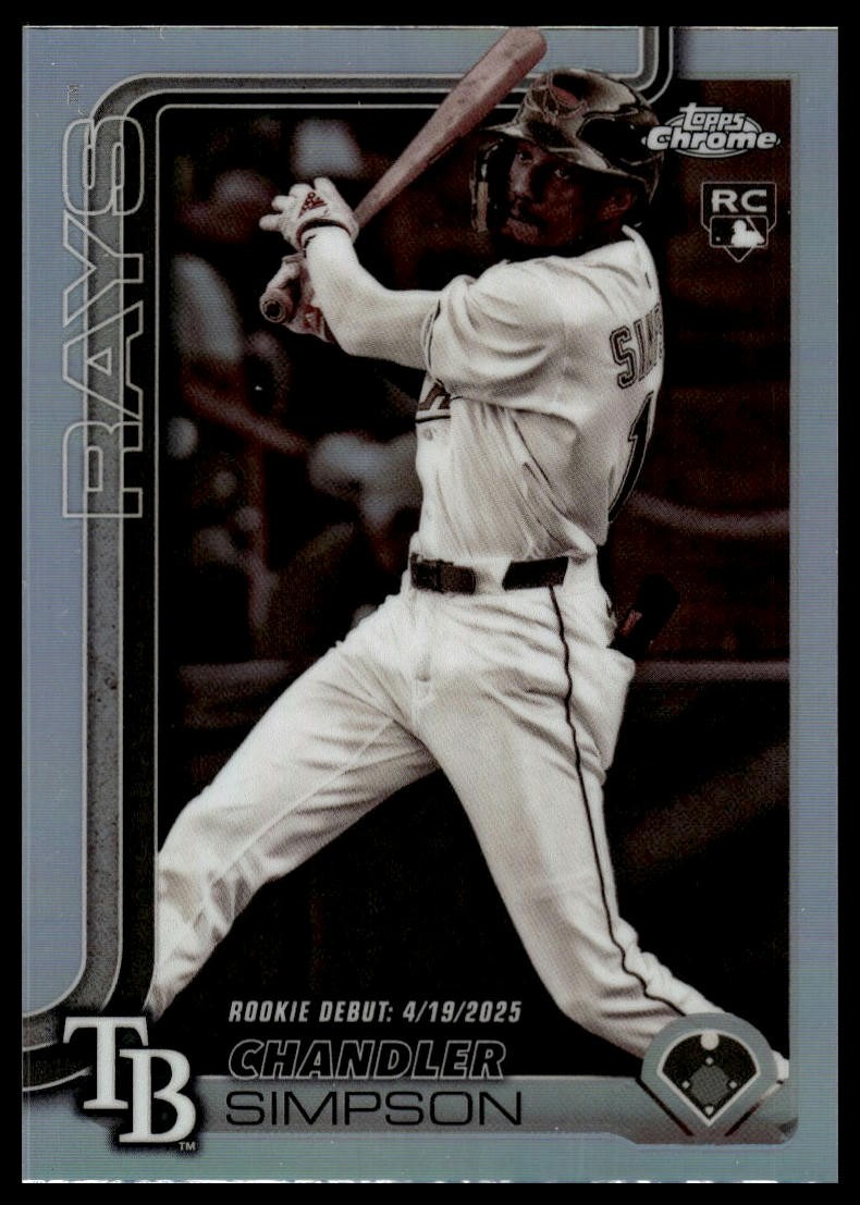 2025 Topps Chrome Update #USC17 Chandler Simpson Sepia Refractors RC