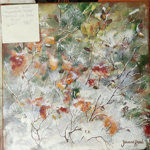 Joanne Reed Winter Snow Original Signed Impressionist Canvas Painting 2007