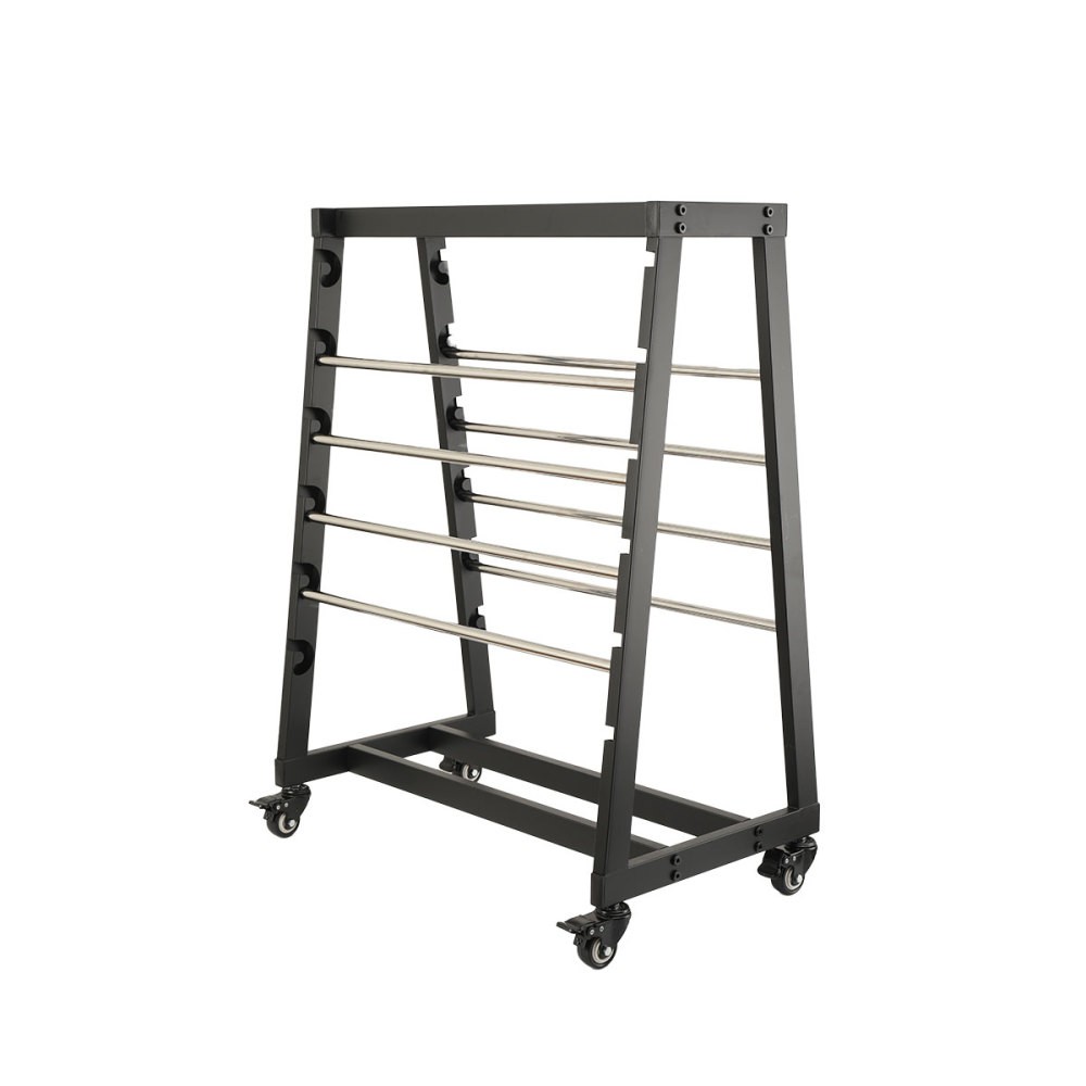 8-Rod Wire Spool Rack, 400lb Capacity Cable Reel Stand Cart with Locking Wheels