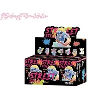 Authentic TOPTOY Stitch Vibrant Street Series Blind Box Figure Full Set 6