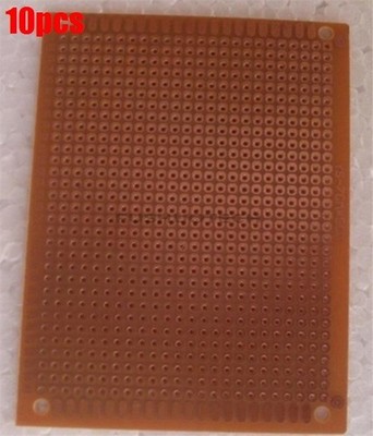 10Pcs Universal Board Prototyping Pcb 7X9CM Ic New pt *mp