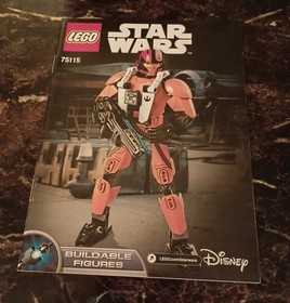 Lego Star Wars Chirrut Imwe Figures 75524 + 75115 Poe Dameron + Jango Fett As Is