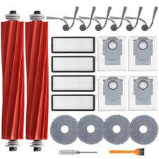 Kit for Roborock QV 35A/QV 35S Robot Vacuum, 2 Main Brush Roller, 4 Hepa ,4 M...