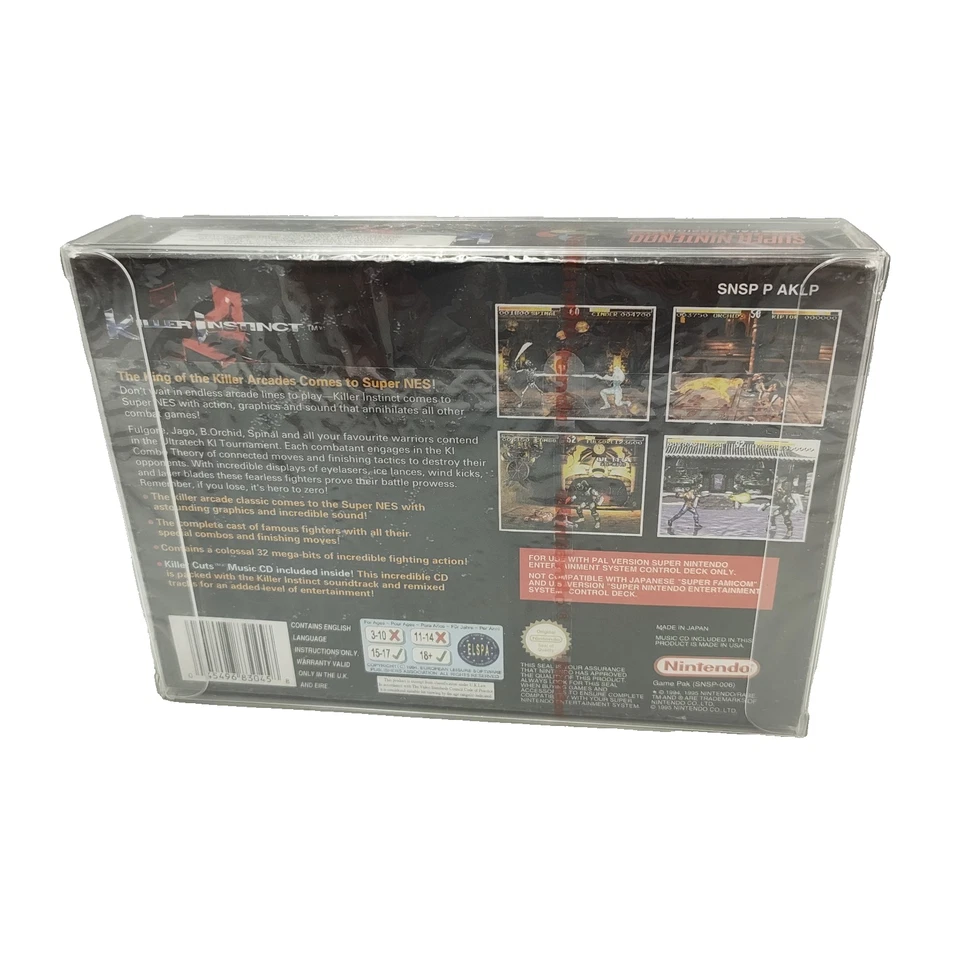 Killer Instinct SNES Super Nintendo New & Sealed SNSP P AKLP - Image 4 of 4