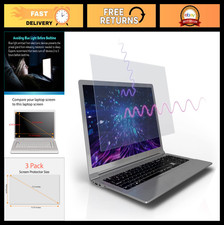 3 Pack Anti Blue Light Screen Protector for 13.3" Laptop - Reduce Eye Strain  I