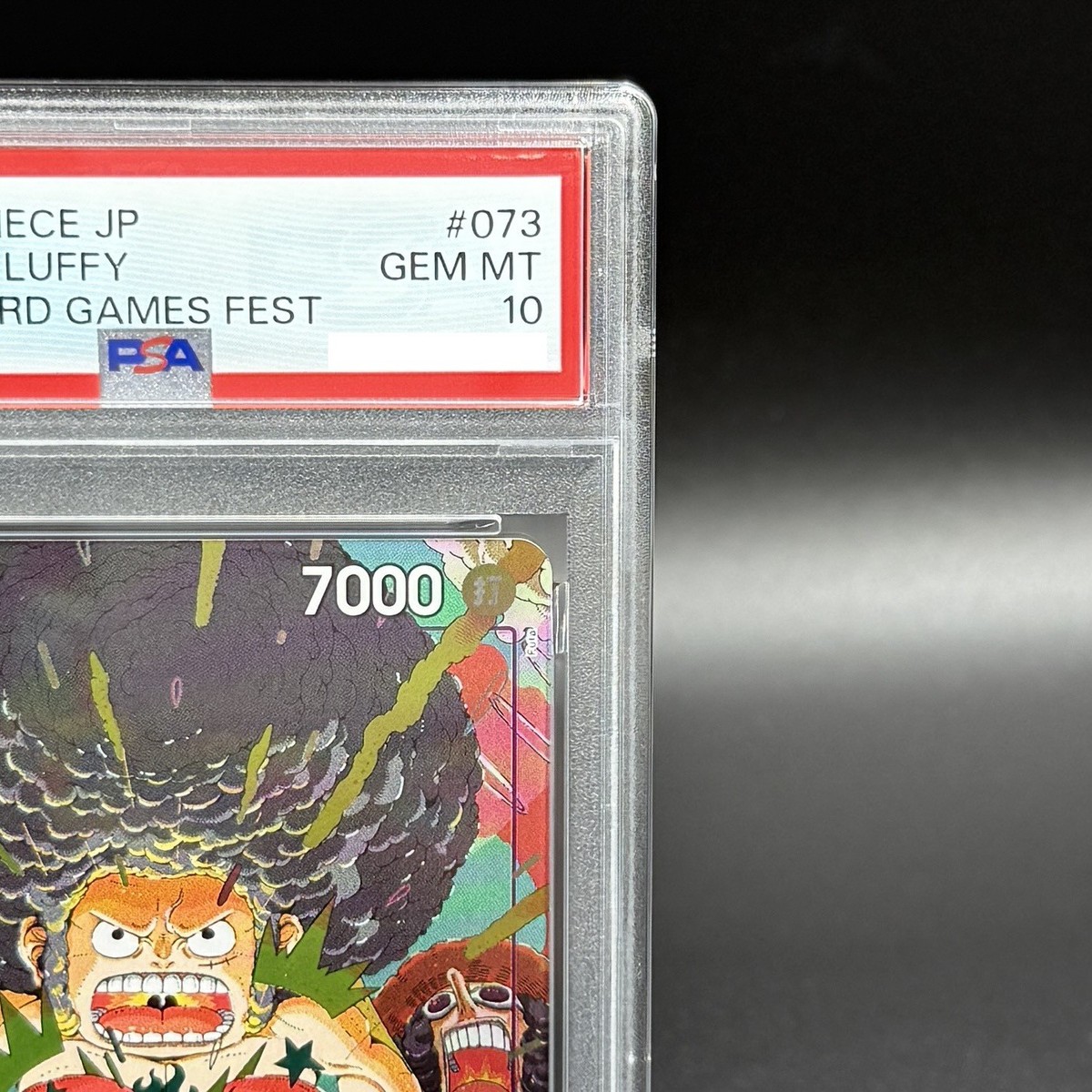 PSA 10 Luffy OP07-073 BANDAI CARD GAMES Fest 25-26 Tokyo ONE PIECE