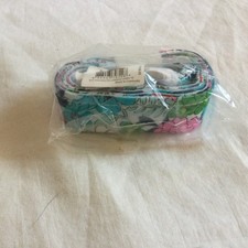 Vera Bradley Wide Lanyard Far Out Floral ID Badge Holder NEW