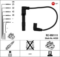 NGK 44328 ZüNdleitungssatz ZüNdkabelsatz ZüNdkabel