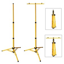 LED Baustrahler Strahler Fluter Stativ Teleskop AußenStahlstativ Arbeitsleuchte