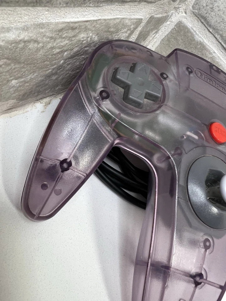 OEM Nintendo 64 N64 Atomic Purple Controller - Tight Stick TESTED - Image 3 of 4