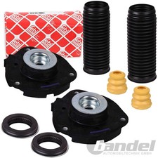 2x FEBI DOMLAGER+PROTECTION KIT VORNE für VW JETTA IV SEAT ALTEA 5P1+XL TOLEDO I
