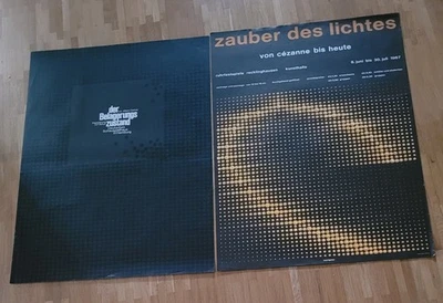 2 Original - Plakate / 60er / Entwürfe: Holger Matthies; mavignier - Bild 1 von 3