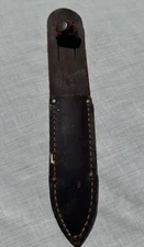 Vintage Western ? Leather Knife SHEATH 9"" Fixed Blade