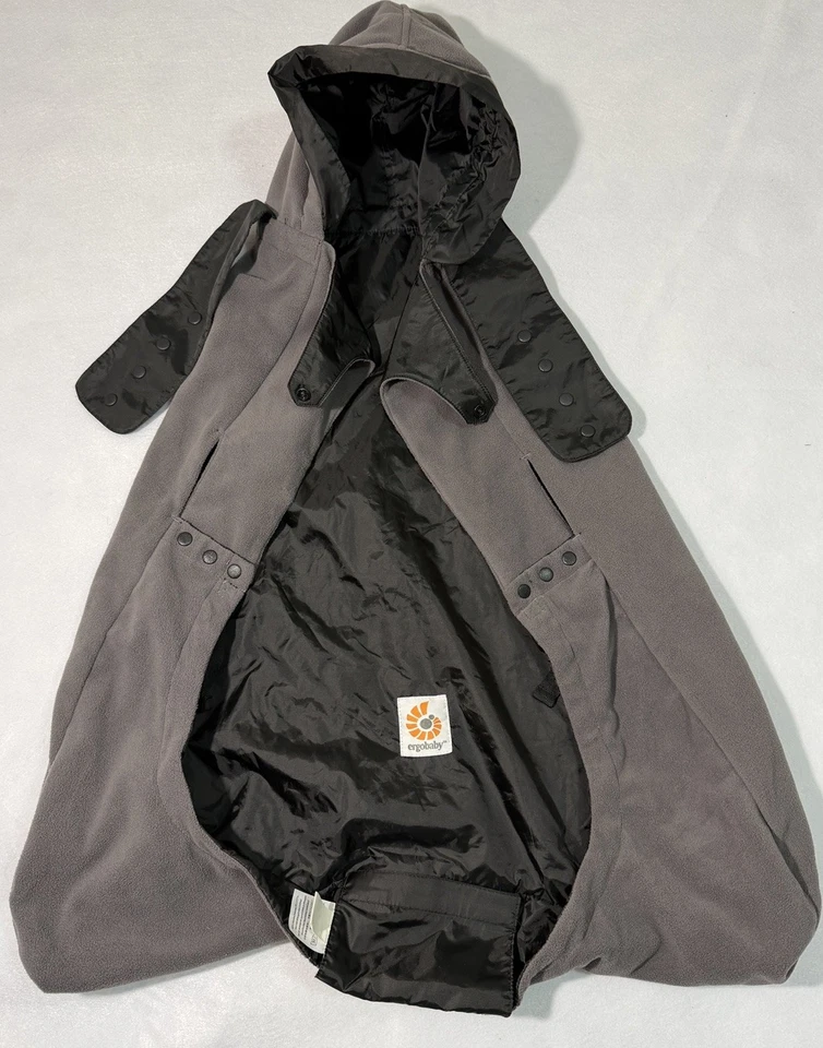 Черный чехол для переноски ребенка от дождя и ветра Ergobaby WCW2NL - Изображение 2 из 4