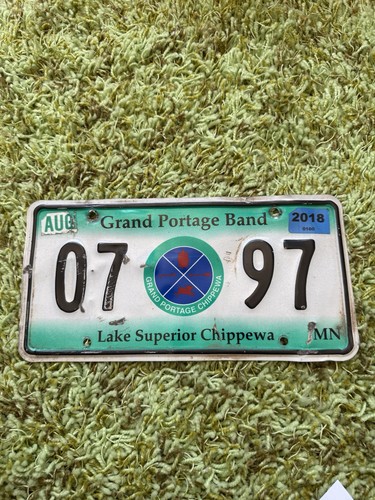 Grand Portage Band Lake Superior Chippewa Minnesota License Plate