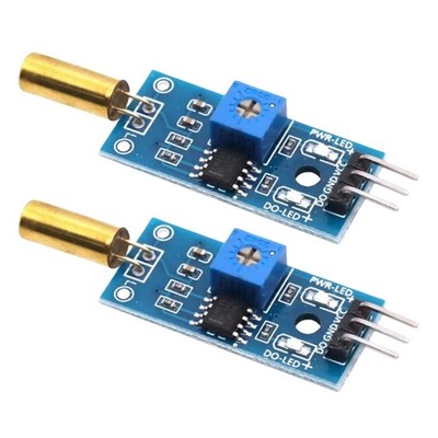 2pc Tilt Sensors Module Vibration Switches Alarm Module For Robotics DIY Project