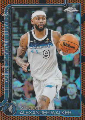 2025-26 Topps Chrome #193 Nickeil Alexander-Walker Basketball Refractor