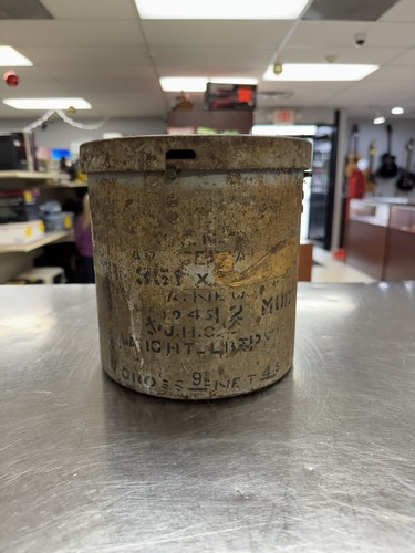 WWII US Navy Torpedo Gyroscope Mk12-1 Gyro Serial #26397 W/ Cannister