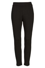 Anne Klein Compression Ponte Pants Women's 6 Black Elastic Waist Pull On