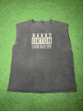 Vintage Y2K Randy Orton Legend Killer Tour T-shirt, Sleeveless Cut Off, WWE 2004