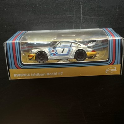 Rauh-Welt Begriff 1:64 Porsche RW9964 Ichiban Boshi #7 Silver Blue Diecast Car