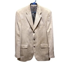 Chaps Ralph Lauren Blazer 42L Tan Sport Coat Union Made Canada