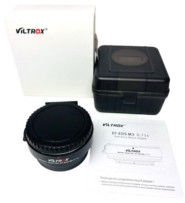 mint Viltrox EF-EOS M2 0.71x Lens Adapter Canon EF to EOS M Mount Complete inBox