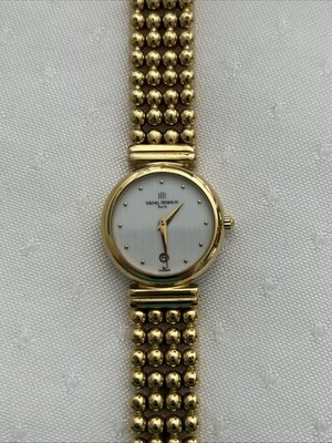 Damenuhr Armbanduhr Vergoldet Michel Herbelin Vintage