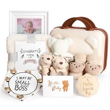 Baby Gift Set, Baby Shower Gifts for Girls Boys, Bear New Baby Gift Basket In...