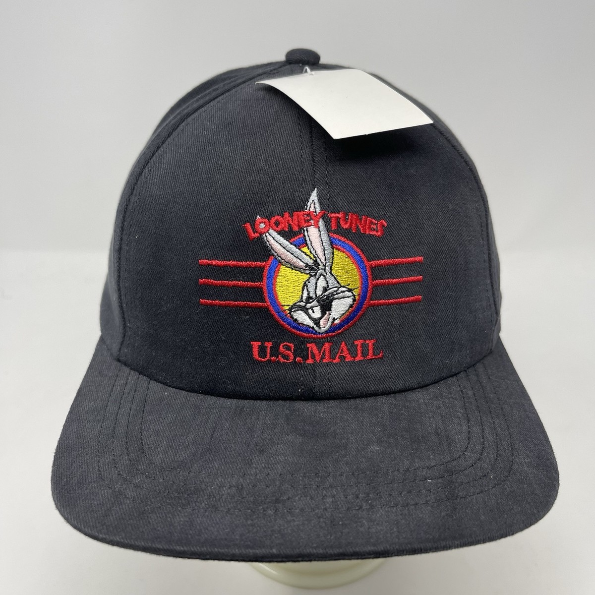 Looney Tunes ルーニー・テューンズ U.S. MAIL キャップ Vtg 90s Looney Tunes Stamp Collection US Mail Bugs Bunny