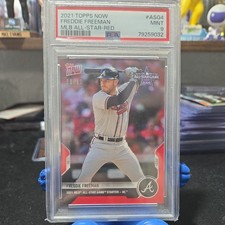FREDDIE FREEMAN /10  PSA 9  POP 1   2021 TOPPS NOW MLB ALL-STAR GAME CARD #ASG-4