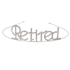 Beistle Retired Royal Rhinestone Tiara - Retirement  Party Supply