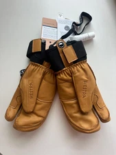 Hestra Fall Line 3 Finger, Cork, Size 9 New with Tags