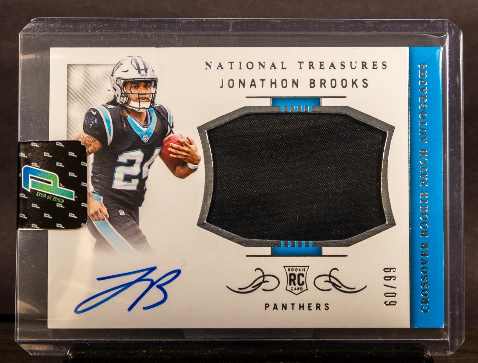 Jonathon Brooks 2024 National Treasures CRPA-JBS Crossover Rookie Patch Auto /99