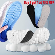 4D Memory Foam Insoles Orthopaedic Shoe Pads Comfort Foot Feet for Womens Mens