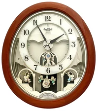 EUC Small World Rhythm Harmony Of Love Amber Sound Motion Musical Clock 4MJ869