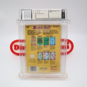 NES Nintendo ROCK 'N' BALL PINBALL - WATA GRADED 7.5 B! NEW & Factory Sealed!