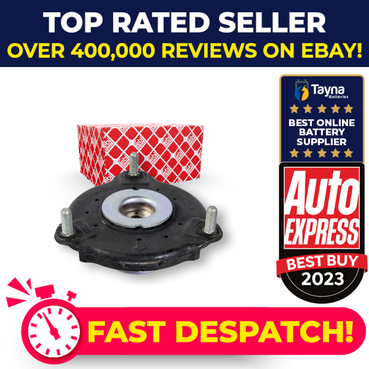 Top Strut Mounting Front 177529 Febi 54610S1000 Genuine Top Quality Guaranteed