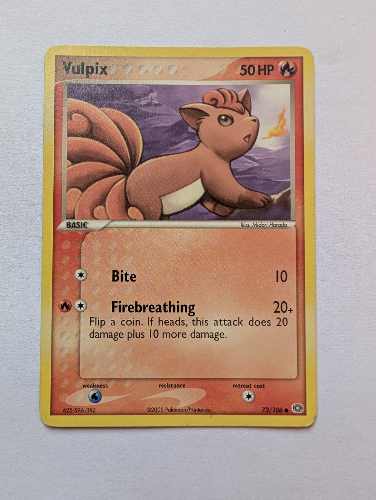 Emerald #72/106 Vulpix