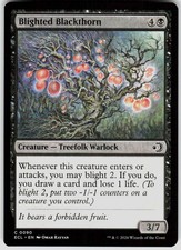Blighted Blackthorn 90 Lorwyn Eclipsed Magic the Gathering
