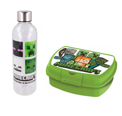 Minecraft TNT  2 tlg. Lunch Set Brotdose + Trinkflasche 850 ml