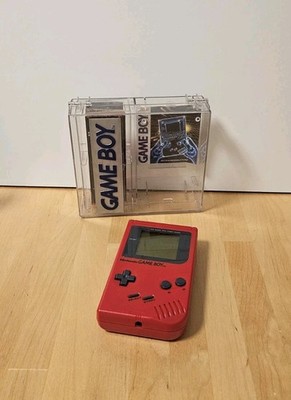 NINTENDO GameBoy Classic Konsole Rot Red Zora Clear Case Box Special Edition