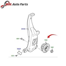 Land Rover Original Radlager LR152789 für New Range Rover, Range Rover Sport