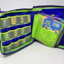 LeapFrog Lot 11 Books plus cartridges and case pre K-3rd Grade No Pad