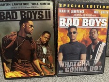 Bad Boys 1 & 2 DVD Set Will Smith Martin Lawrence Action Movies Bundle Tested