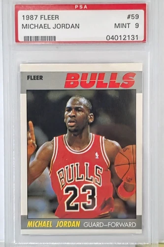1987-88 Fleer Michael Jordan #59 PSA 9 MINT HOF