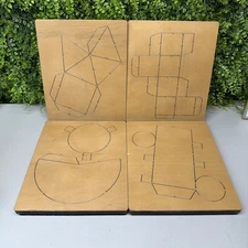 4 Ellison Educational Accucut Jumbo 3-D Shape Set Die 9.75" x 11.75" - Math